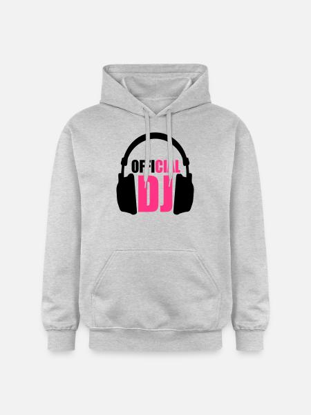 Official DJ - Gildan Unisex Softstyle® Midweight Hoodie - light heather grey