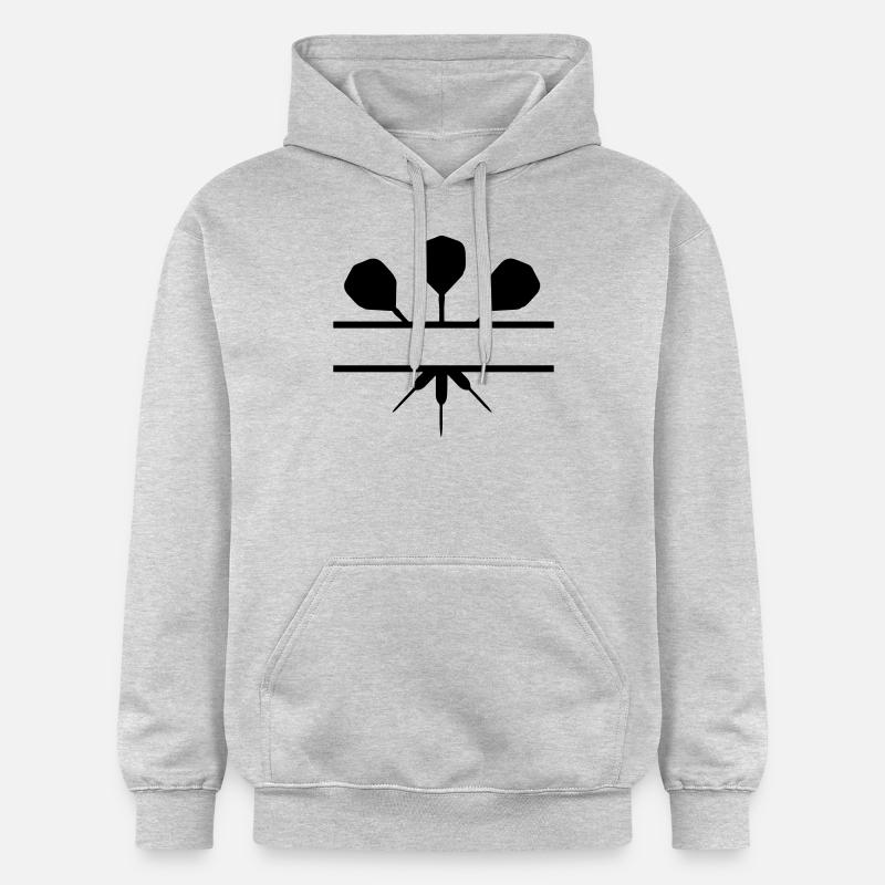 fléchettes - Sweat à capuche Softstyle® Gildan Unisexe - gris clair chiné