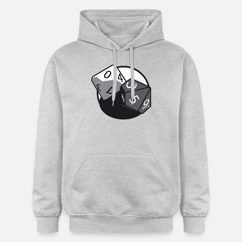 Cube 03 - Sweat à capuche Softstyle® Gildan Unisexe - gris clair chiné