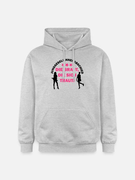 The bride dares! - Gildan Unisex Softstyle® Midweight Hoodie - light heather grey