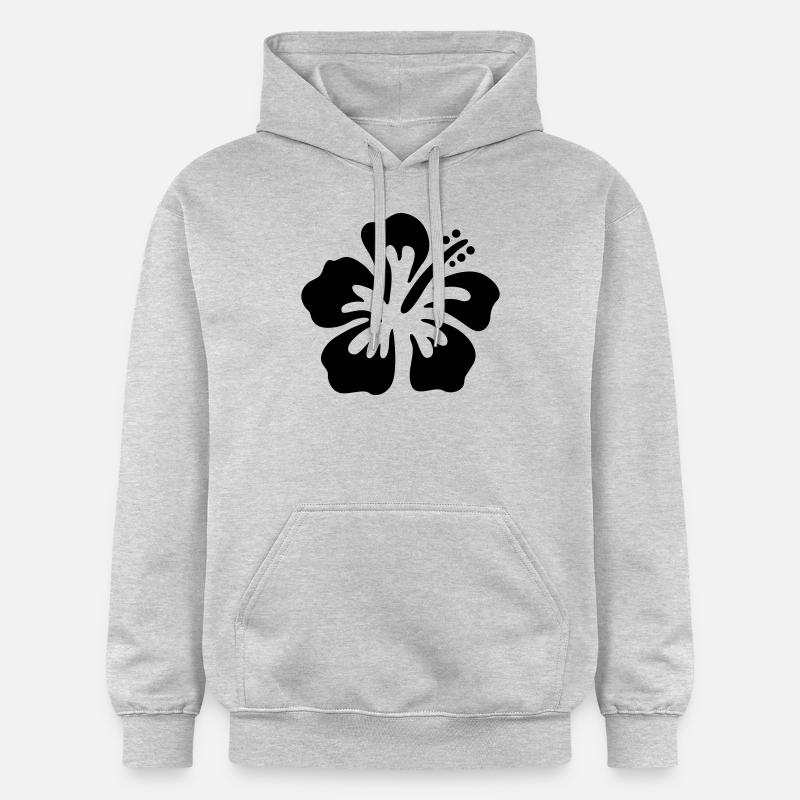 une fleur - Sweat à capuche Softstyle® Gildan Unisexe - gris clair chiné