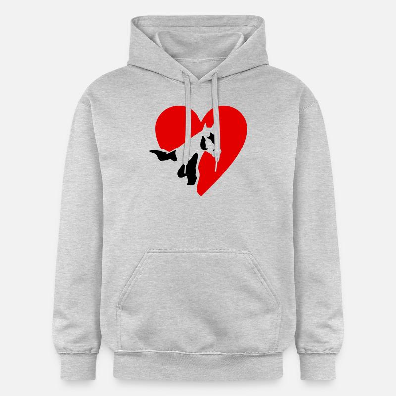 Cheval de peinture - Sweat à capuche Softstyle® Gildan Unisexe - gris clair chiné