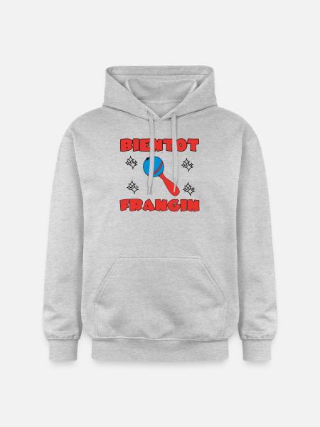 SOON BROTHER - Gildan Unisex Softstyle® Midweight Hoodie - light heather grey