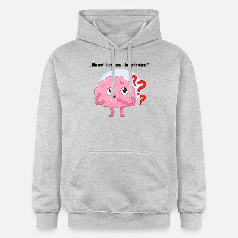 Absent pour une courte période - Sweat à capuche Softstyle® Gildan Unisexe - gris clair chiné