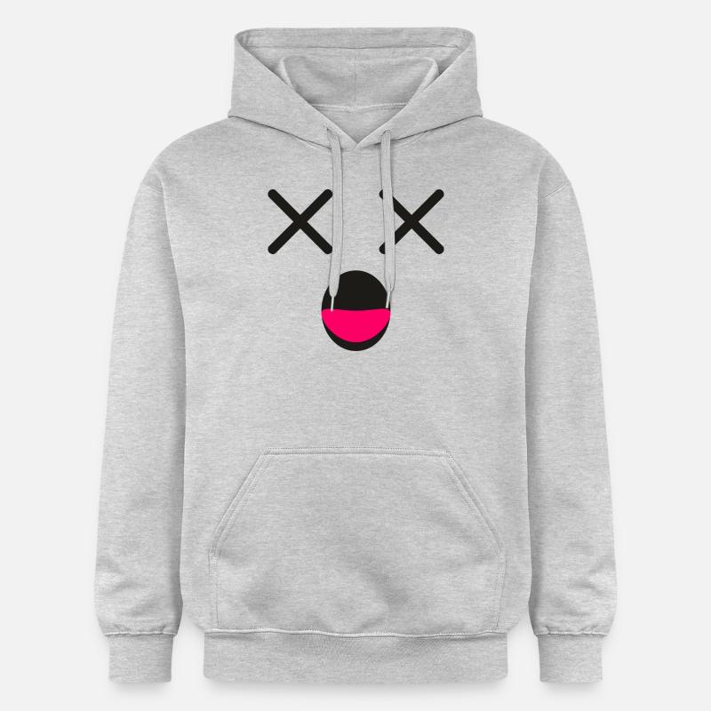 Expression visuel - Sweat à capuche Softstyle® Gildan Unisexe - gris clair chiné