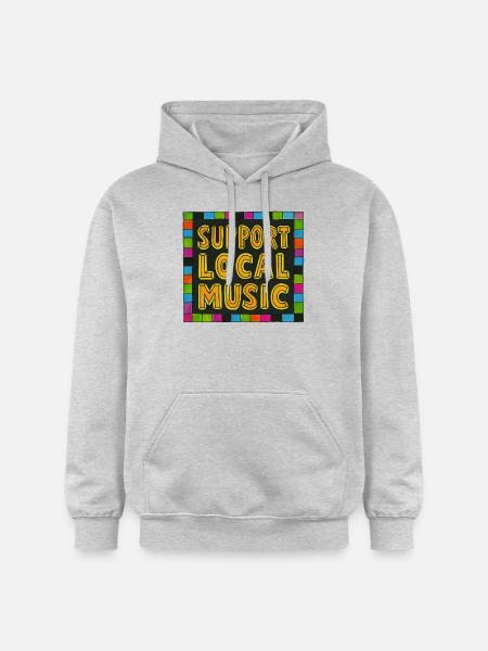 Support Local Music - Gildan Unisex Softstyle® Midweight Hoodie - light heather grey