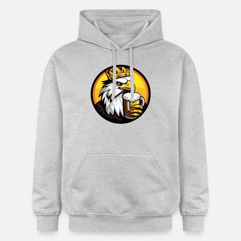 Bande dessinée Eagle Beer - Sweat à capuche Softstyle® Gildan Unisexe - gris clair chiné
