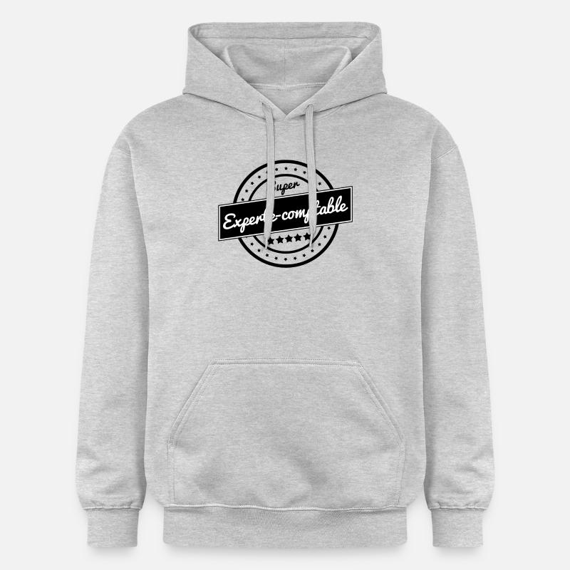 Super experte-comptable - Sweat à capuche Softstyle® Gildan Unisexe - gris clair chiné