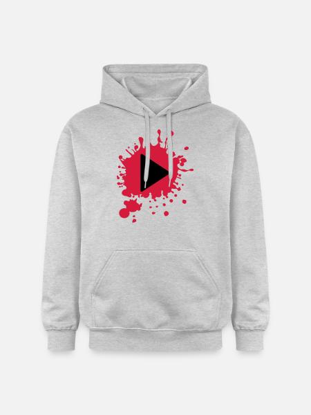 Play - Player - Musik - Gildan Unisex Softstyle® Midweight Hoodie - Hellgrau meliert