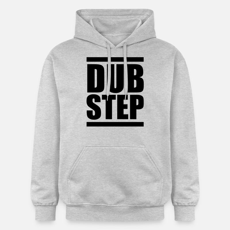 Dubstep - Sweat à capuche Softstyle® Gildan Unisexe - gris clair chiné