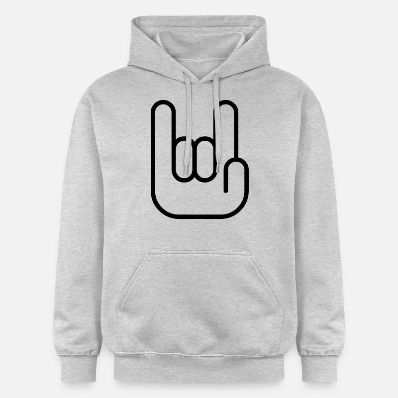 The Hand - Sweat à capuche Softstyle® Gildan Unisexe - gris clair chiné