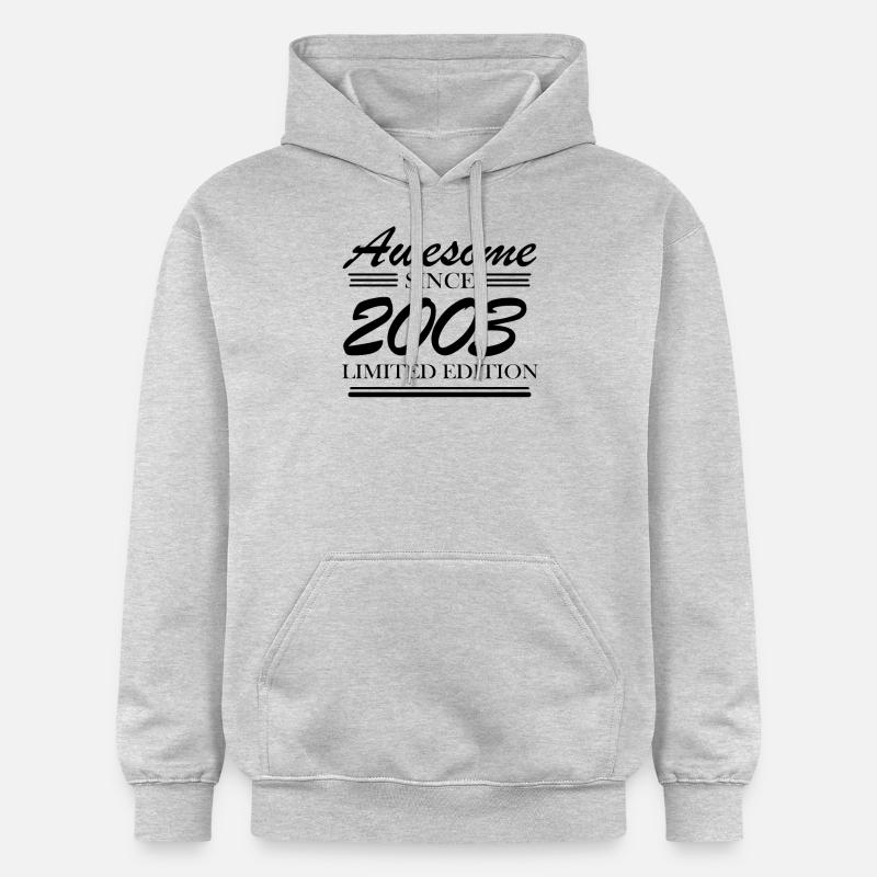 2003 - Sweat à capuche Softstyle® Gildan Unisexe - gris clair chiné