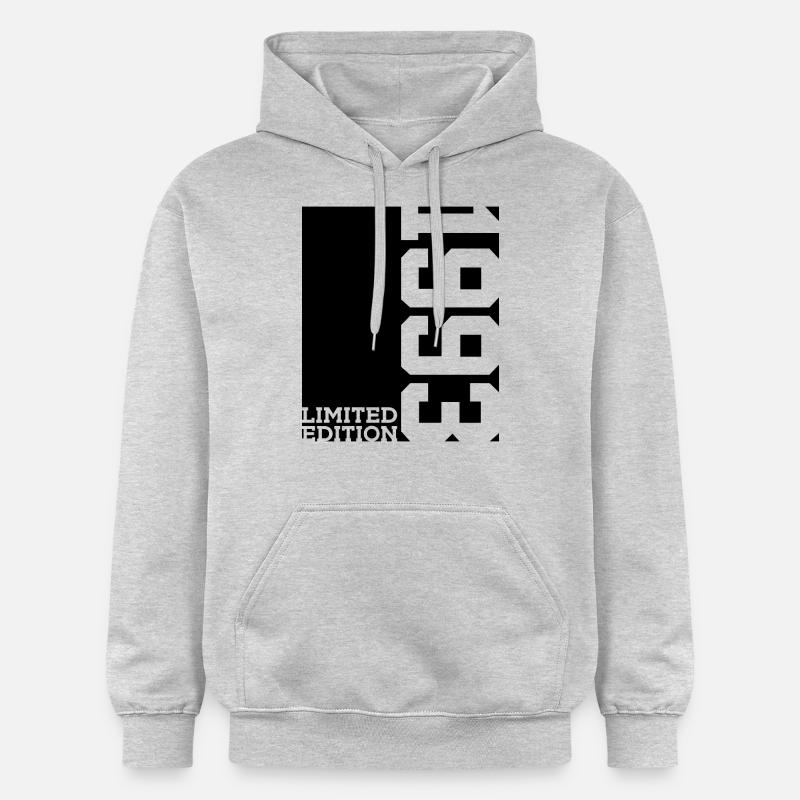 ÉDITION LIMITÉE 33E ANNIVERSAIRE 1993 - Sweat à capuche Softstyle® Gildan Unisexe - gris clair chiné
