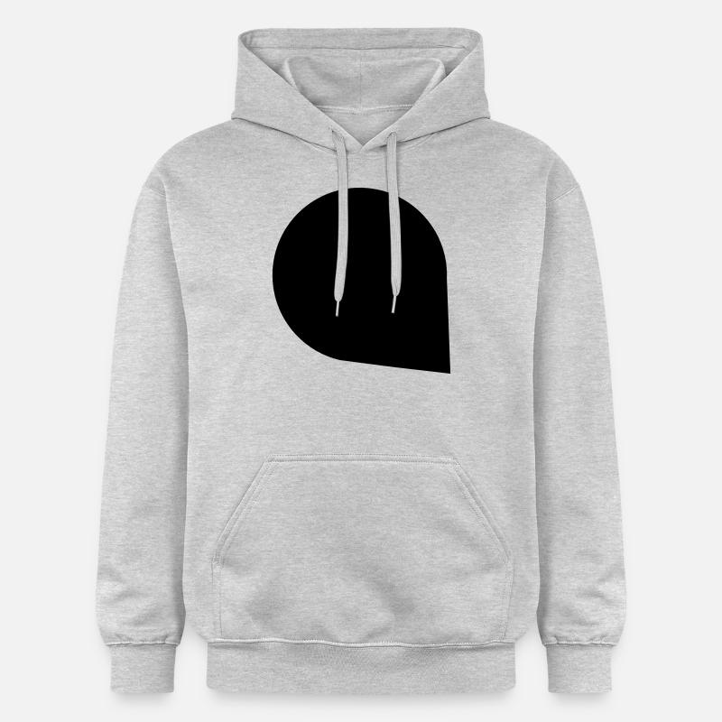 Bubble 1c - Sweat à capuche Softstyle® Gildan Unisexe - gris clair chiné