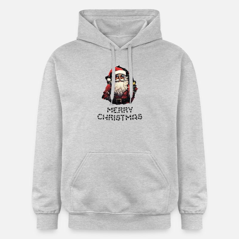 Père Noël - Marry Christmas - Sweat à capuche Softstyle® Gildan Unisexe - gris clair chiné