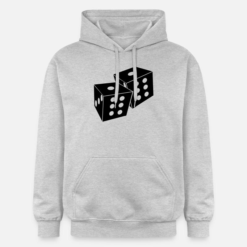 dés - Sweat à capuche Softstyle® Gildan Unisexe - gris clair chiné