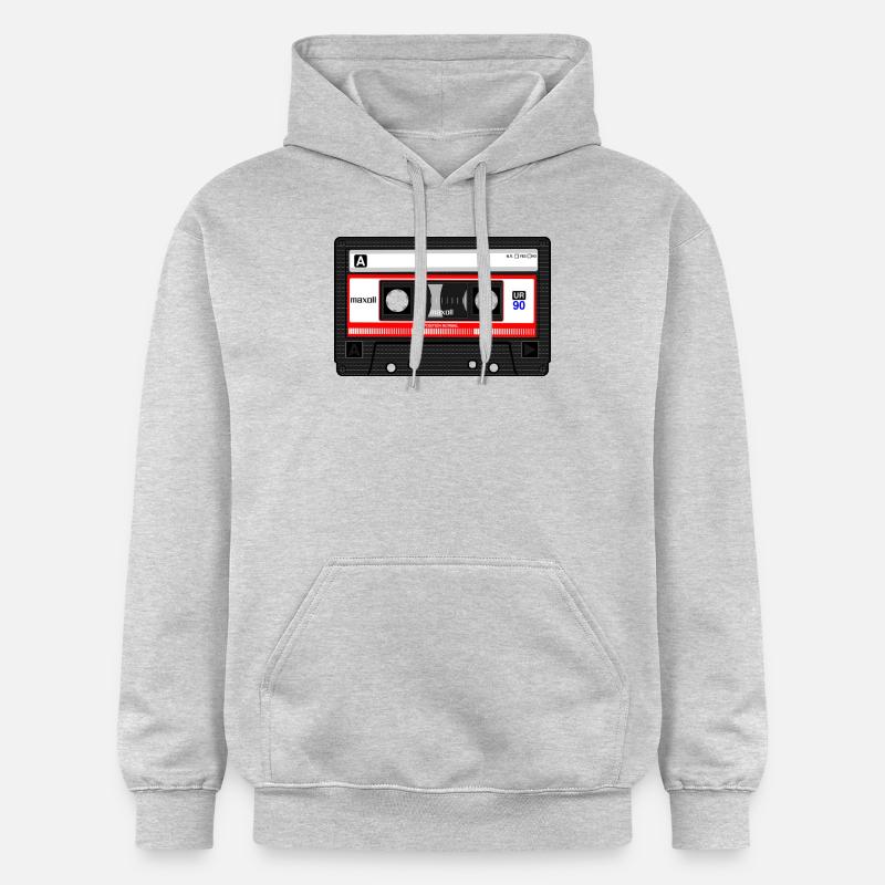 cassette compacte - Sweat à capuche Softstyle® Gildan Unisexe - gris clair chiné