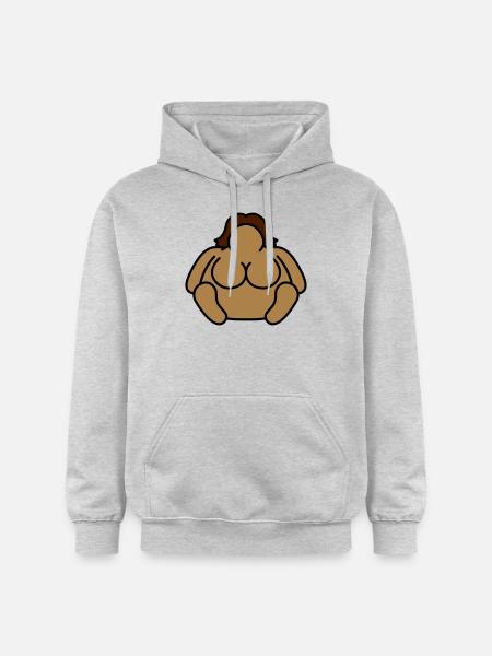 Fat Woman - Gildan Unisex Softstyle® Midweight Hoodie - light heather grey