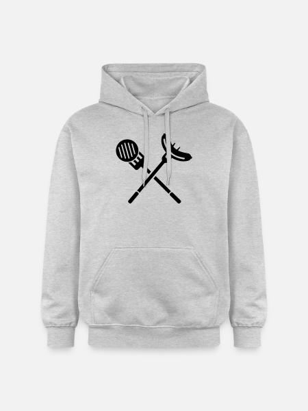 Griller - Sweat à capuche Softstyle® Gildan Unisexe - gris clair chiné