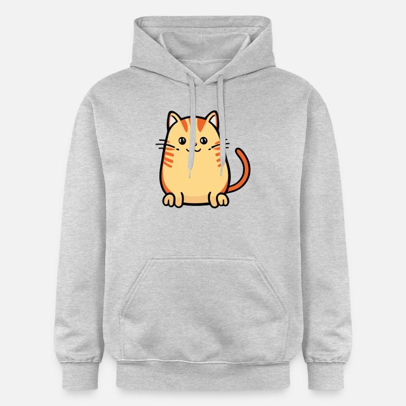 Juste mignon chaton - Sweat à capuche Softstyle® Gildan Unisexe - gris clair chiné