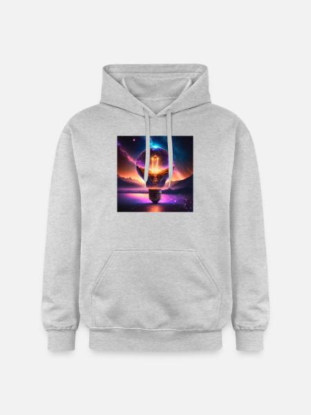 Firefly Thought Incandescent 60828 - Gildan Unisex Softstyle® Midweight Hoodie - light heather grey