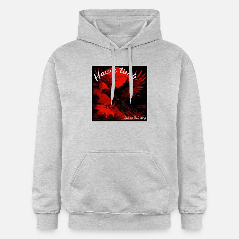 L’aigle Hawk Tuah - Sweat à capuche Softstyle® Gildan Unisexe - gris clair chiné