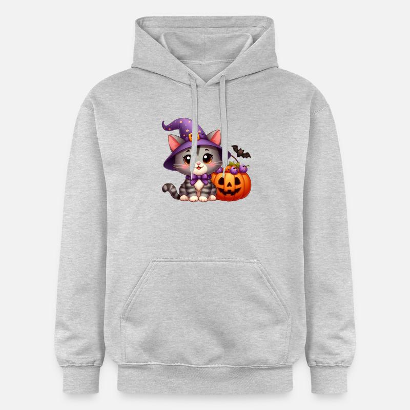 chhalloween - Sweat à capuche Softstyle® Gildan Unisexe - gris clair chiné
