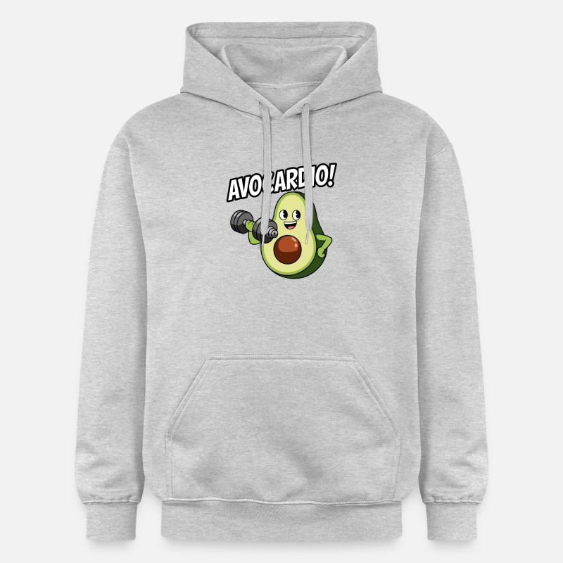 Avo Cardio - Sweat à capuche Softstyle® Gildan Unisexe - gris clair chiné
