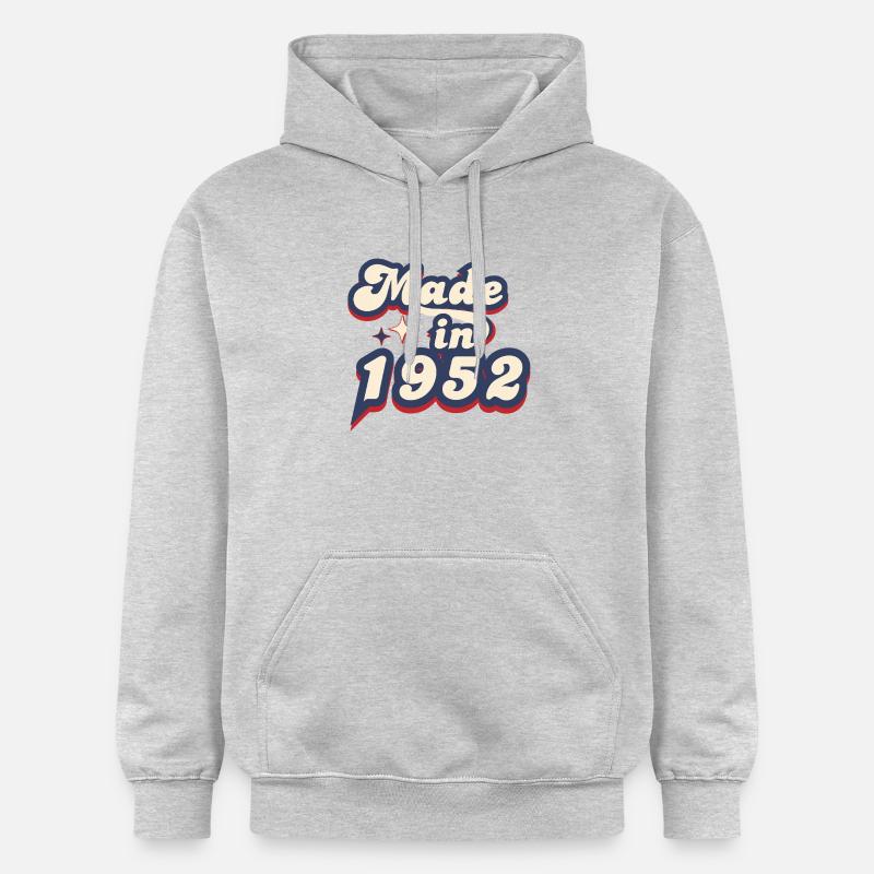 Made in 1952 retro - Sweat à capuche Softstyle® Gildan Unisexe - gris clair chiné