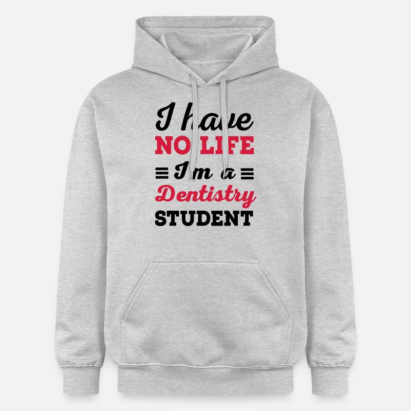 Dentiste - Sweat à capuche Softstyle® Gildan Unisexe - gris clair chiné