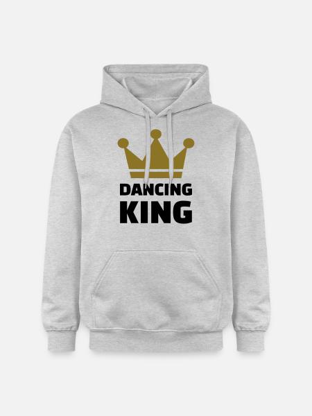Dancing King - Sweat à capuche Softstyle® Gildan Unisexe - gris clair chiné