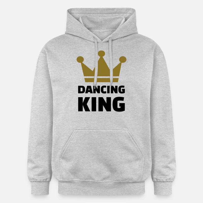 Dancing King - Sweat à capuche Softstyle® Gildan Unisexe - gris clair chiné
