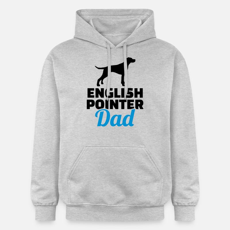 English Pointer - Sweat à capuche Softstyle® Gildan Unisexe - gris clair chiné