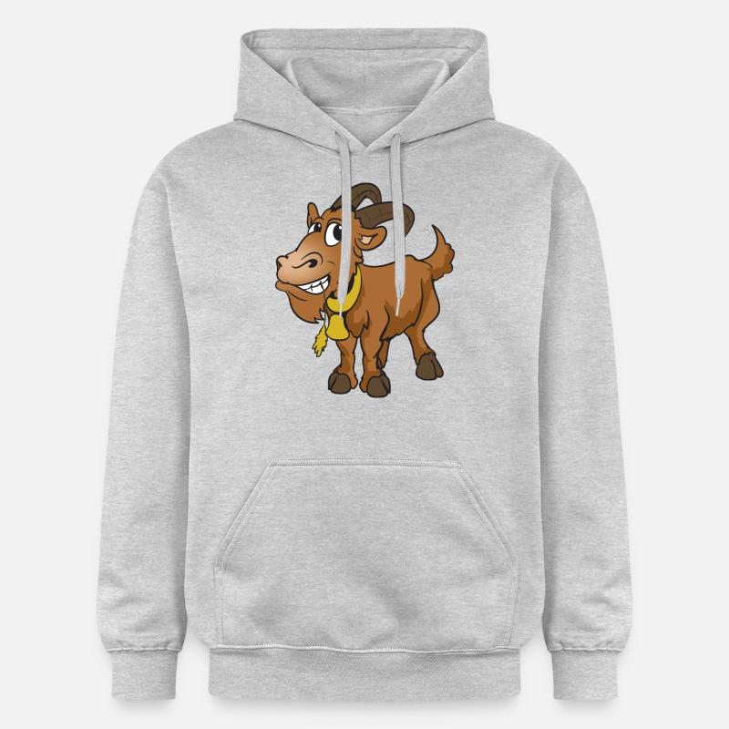 chèvre de chèvre - Sweat à capuche Softstyle® Gildan Unisexe - gris clair chiné