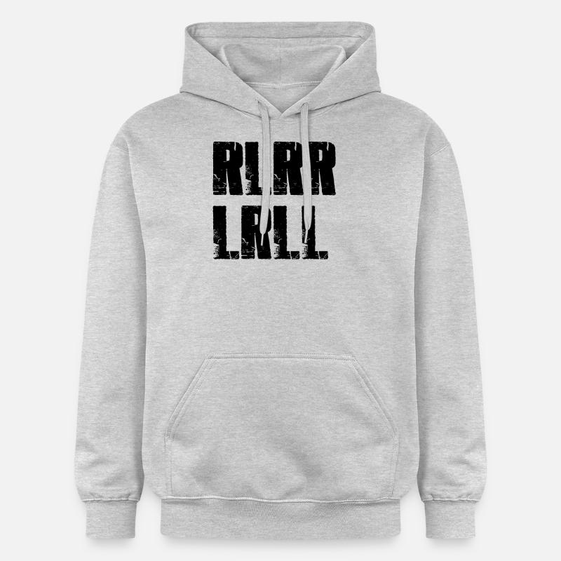 Paradiddle batteur - Sweat à capuche Softstyle® Gildan Unisexe - gris clair chiné