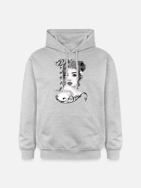 Beauty.png - Gildan Unisex Softstyle® Midweight Hoodie - Hellgrau meliert