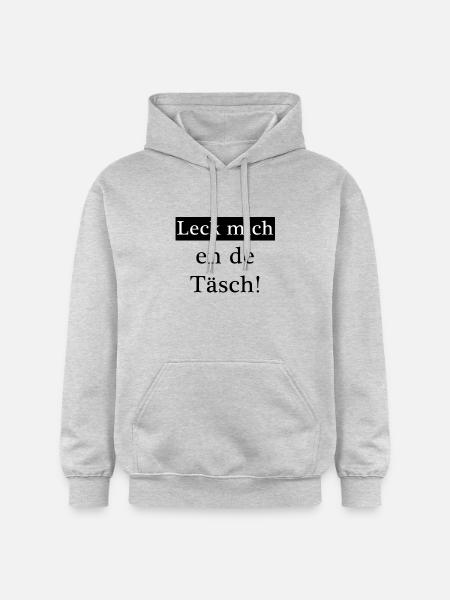 Lick me en de Täsch! - Gildan Unisex Softstyle® Midweight Hoodie - light heather grey