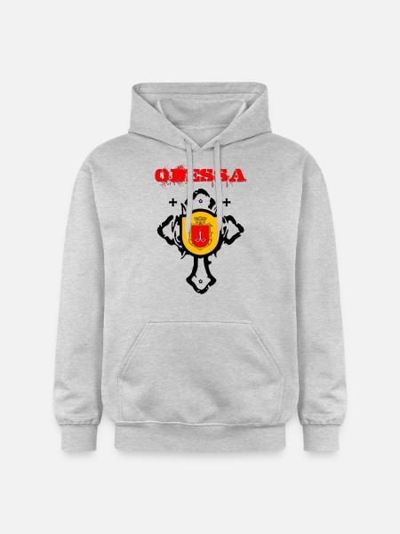 Odessa - Gildan Unisex Softstyle® Midweight Hoodie - Hellgrau meliert