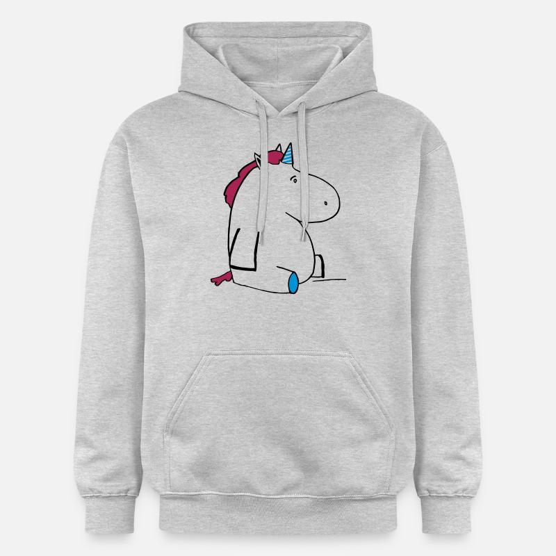 Pummelhorn Rotten - Sweat à capuche Softstyle® Gildan Unisexe - gris clair chiné