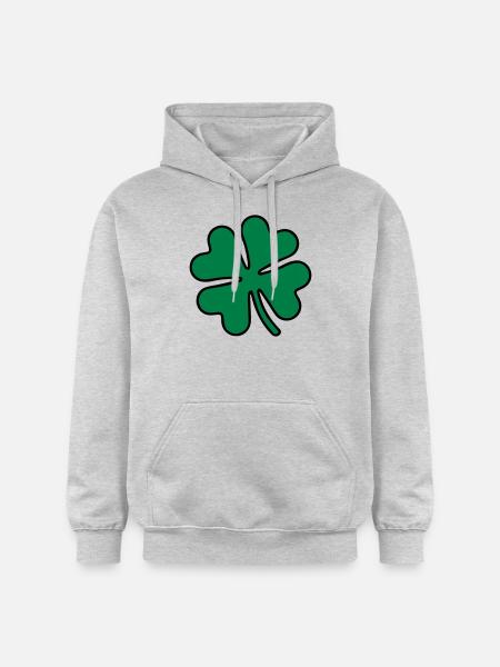 Cloverleaf - Shamrock - Gildan Unisex Softstyle® Midweight Hoodie - light heather grey