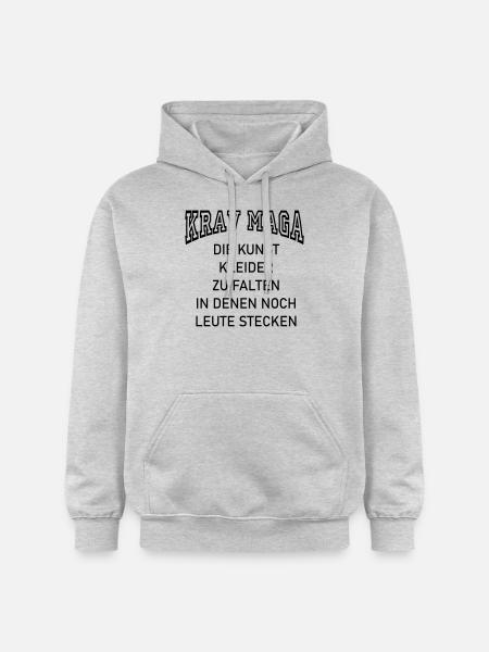 Krav Maga - Gildan Unisex Softstyle® Midweight Hoodie - light heather grey