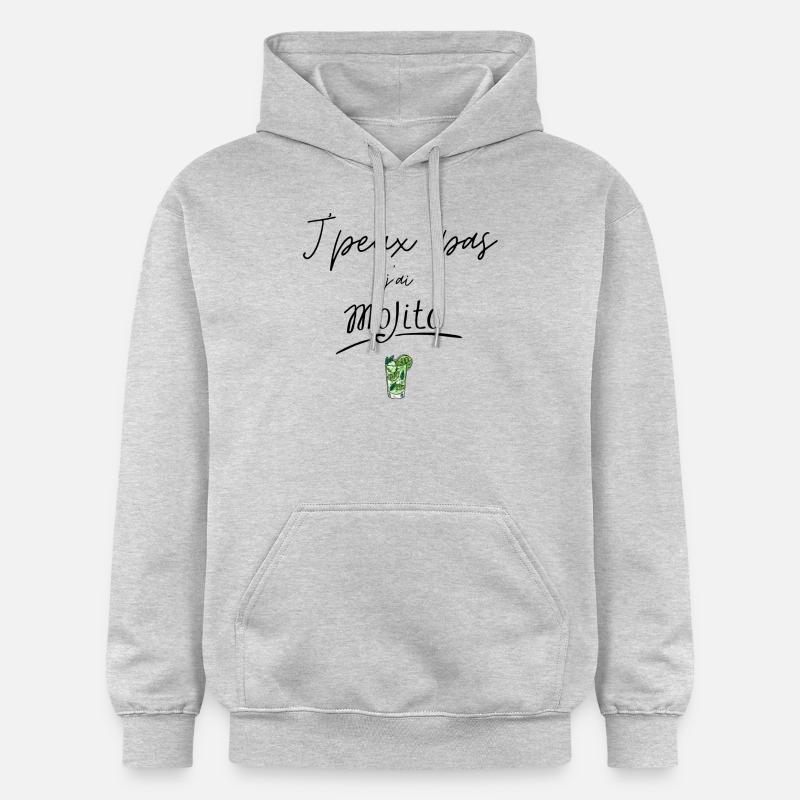 J'peux pas j'ai mojito - Sweat à capuche Softstyle® Gildan Unisexe - gris clair chiné
