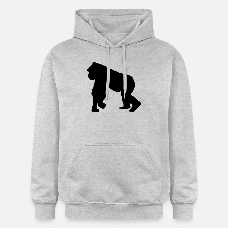 gorilla - Sweat à capuche Softstyle® Gildan Unisexe - gris clair chiné