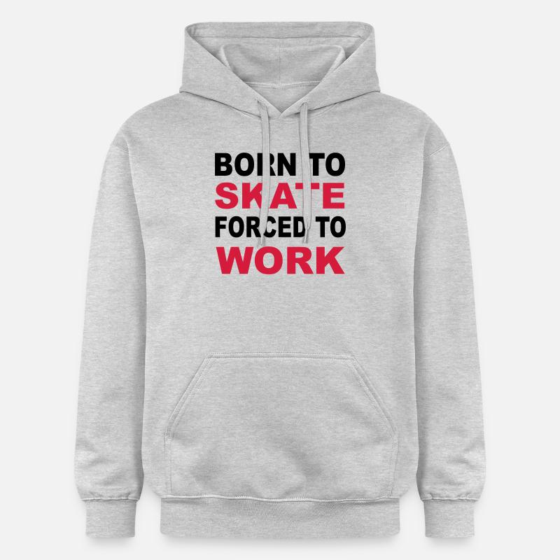 skateboard - Sweat à capuche Softstyle® Gildan Unisexe - gris clair chiné