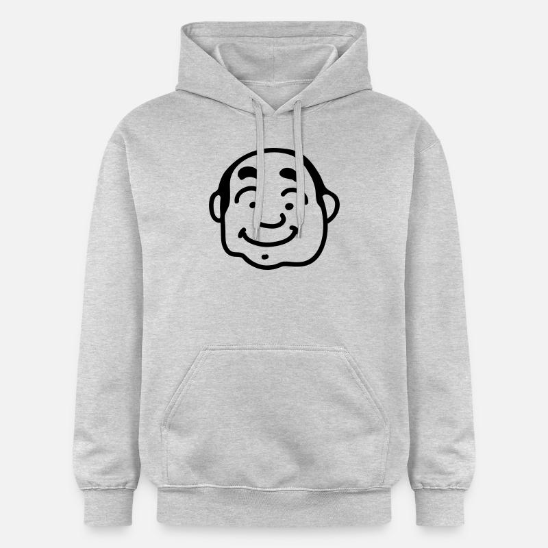 Nice man - Opa - Line - Sweat à capuche Softstyle® Gildan Unisexe - gris clair chiné