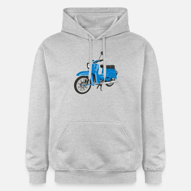 Avaler en bleu ciel - Sweat à capuche Softstyle® Gildan Unisexe - gris clair chiné