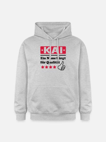 kai - Gildan Unisex Softstyle® Midweight Hoodie - Hellgrau meliert