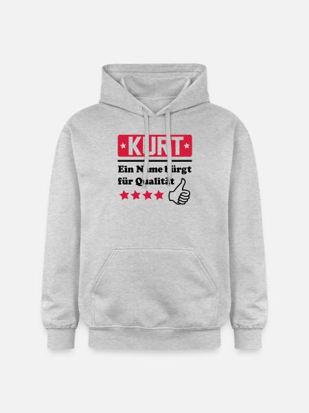 kurt - Sweat à capuche Softstyle® Gildan Unisexe - gris clair chiné