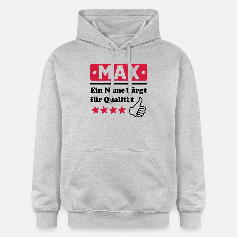 max - Sweat à capuche Softstyle® Gildan Unisexe - gris clair chiné