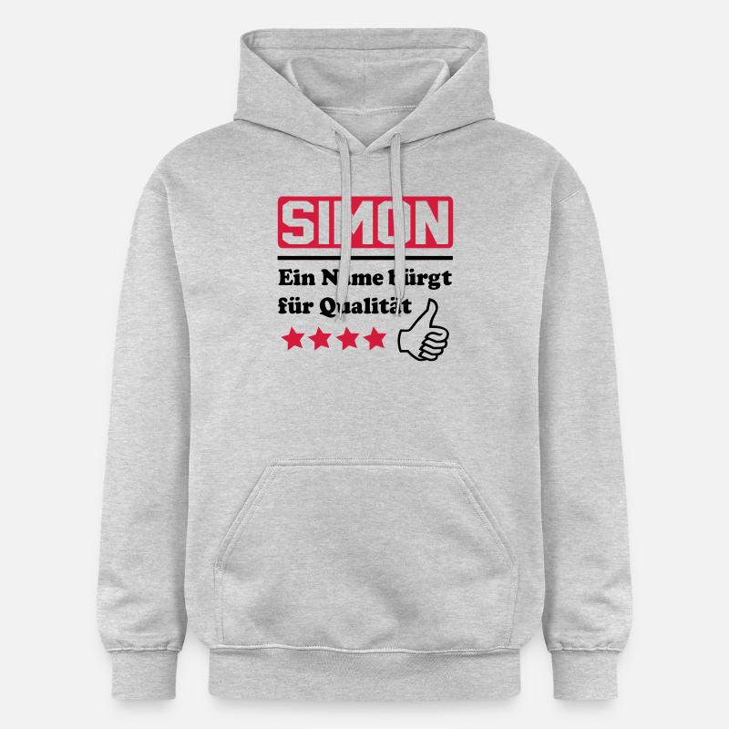 simon - Gildan Unisex Softstyle® Midweight Hoodie - Hellgrau meliert
